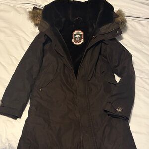 Brown TNA Quilted Jacket